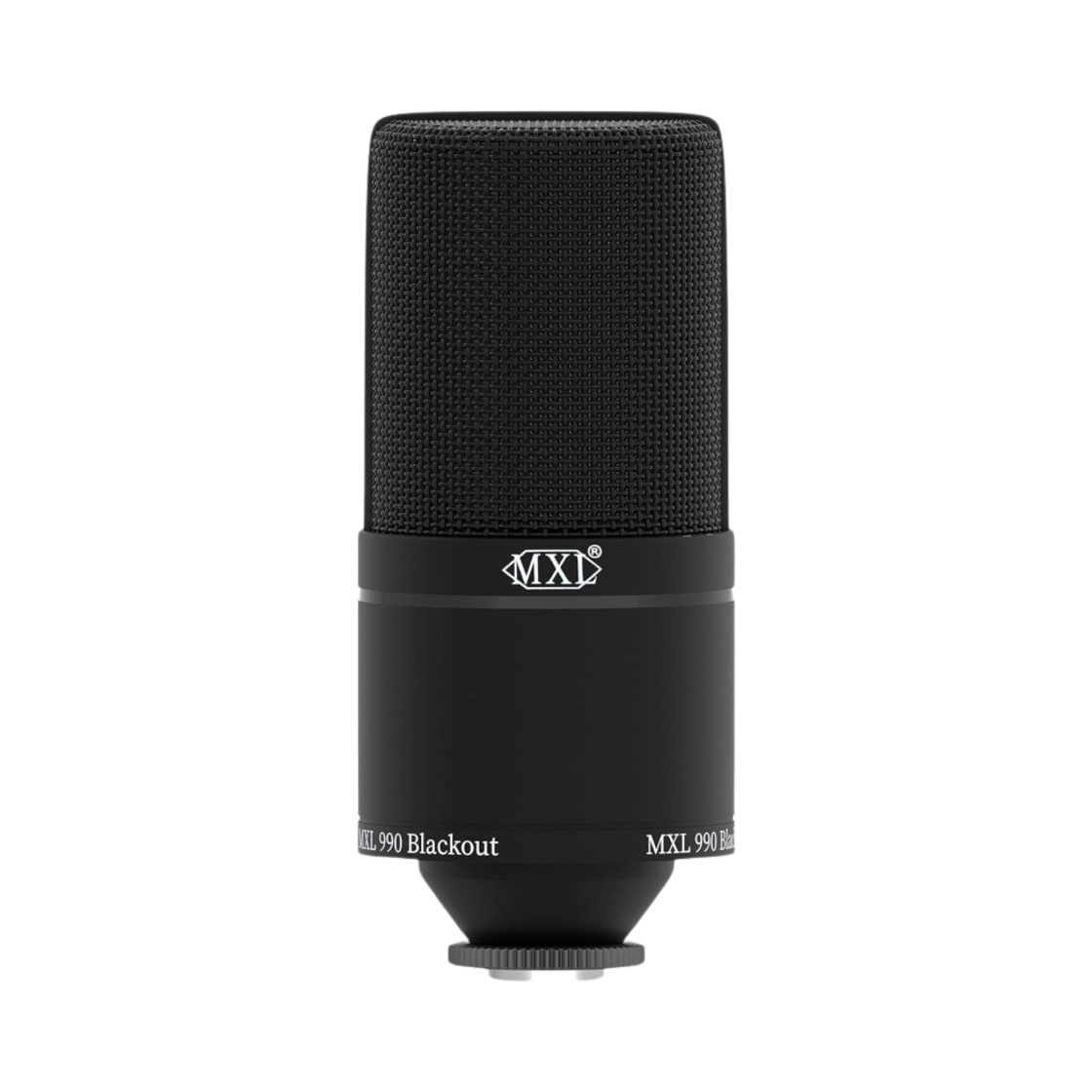 MXL990 블랙 아웃 라지 다이아프램 콘덴서 마이크로폰 블랙(MXL990 Blackout Large Diaphragm Condenser Microphone Black)
