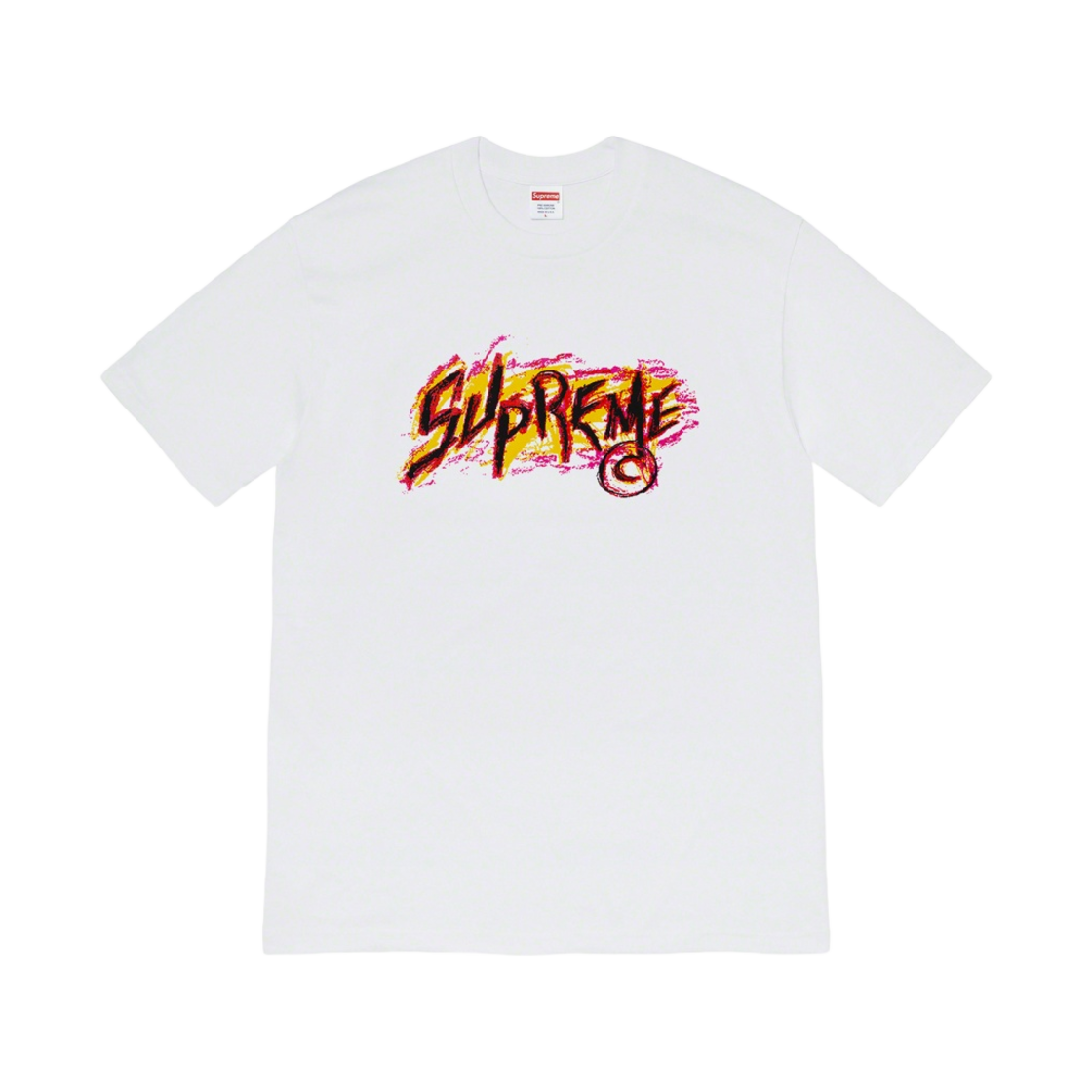 슈프림 스크래치 티셔츠 화이트 - 20FW(Supreme Scratch T-Shirt White - 20FW) - 1