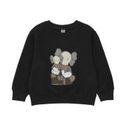 (Kids) Uniqlo UT x Kaws Long Sleeve Sweatshirt Black - KR