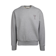 AMI de Coeur Tone-On-Tone Sweatshirt Heather Grey - 21FW