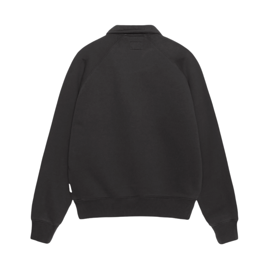스투시 릴렉스드 플리스 하프 집 모크 워시드 블랙(Stussy Relaxed Fleece Half Zip Mock Washed Black) - 2