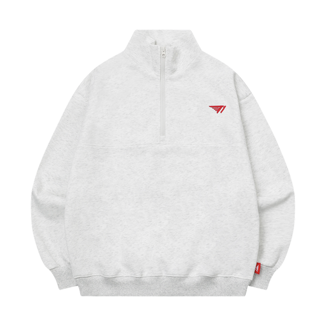 T1 로고 하프 집업 멜란지(T1 Logo Half Zip-Up Melange)
