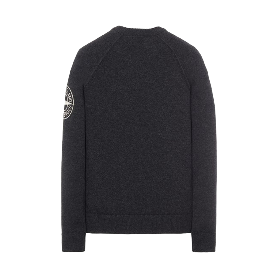 스톤 아일랜드 514B7 질롱 울 자수 크루넥 니트 다크 그레이 - 21FW(Stone Island 514B7 Geelong Wool Embroidery Crewneck Knit Dark Grey - 21FW) - 2