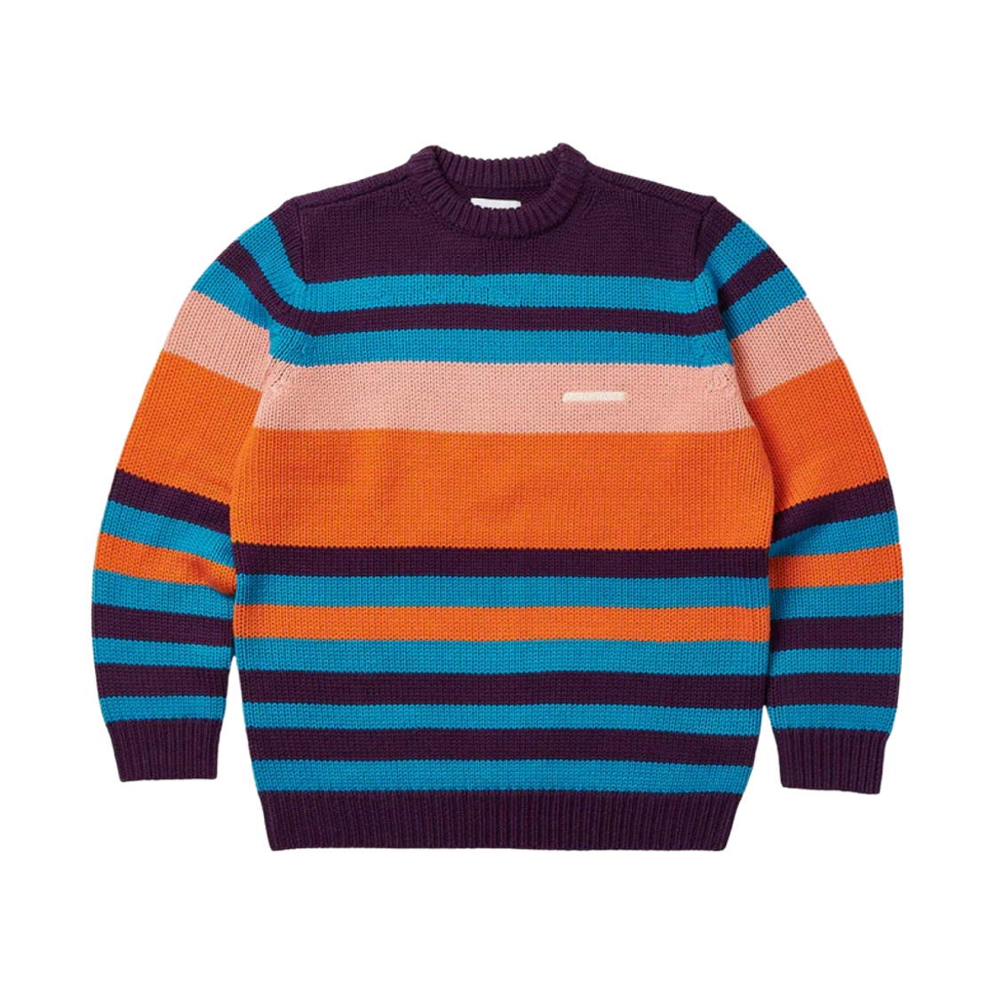 - Palace Heavy Stripe Knit Orange - 23SS - 대표 이미지 #1