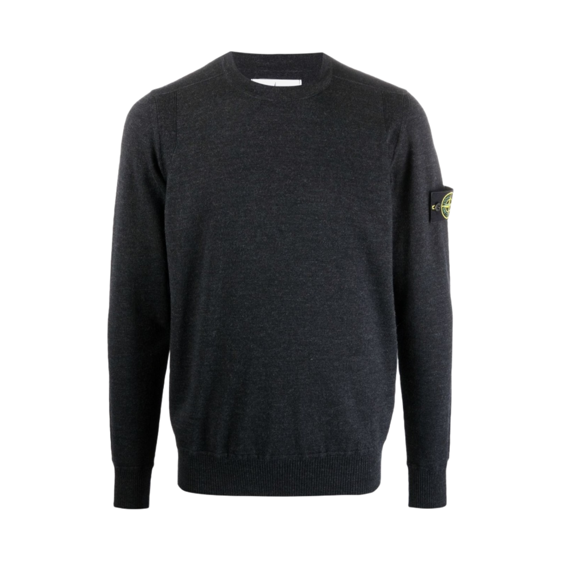 7515526C4-V0065 Stone Island 526C4 Light Wool Crewneck Knit Dark Grey - 21FW