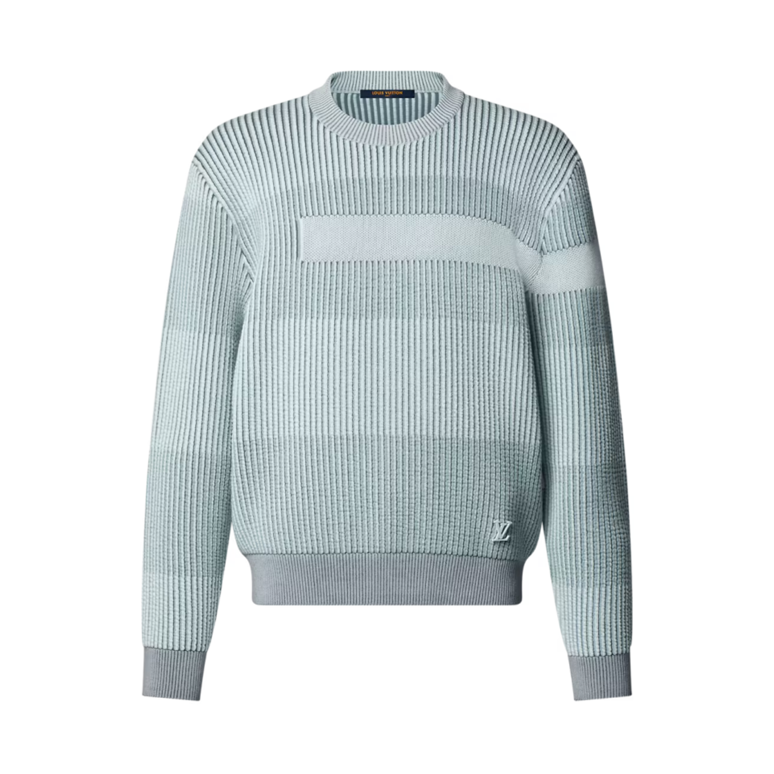 루이비통 x 박서보 자카드 코튼 크루넥 라이트 블루(Louis Vuitton x Park Seo-Bo Jacquard Cotton Crewneck Light Blue)