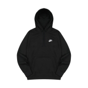 Nike NSW Club Pullover Hoodie Black - Asia