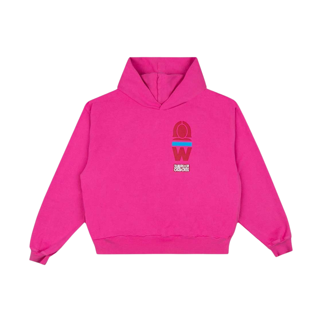 카시나 x 후정우 서울 투 엘에이 후드 핑크(KASINA x WJW Seoul to LA Hoodie Pink)