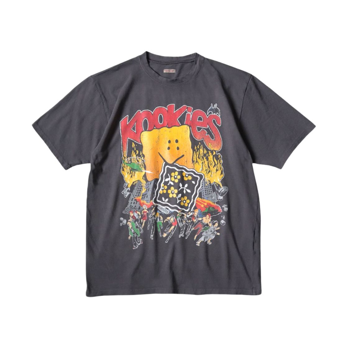 캐피탈 20 크루 티셔츠 잉크 블랙(Kapital 20 Crew T-Shirt Ink Black)