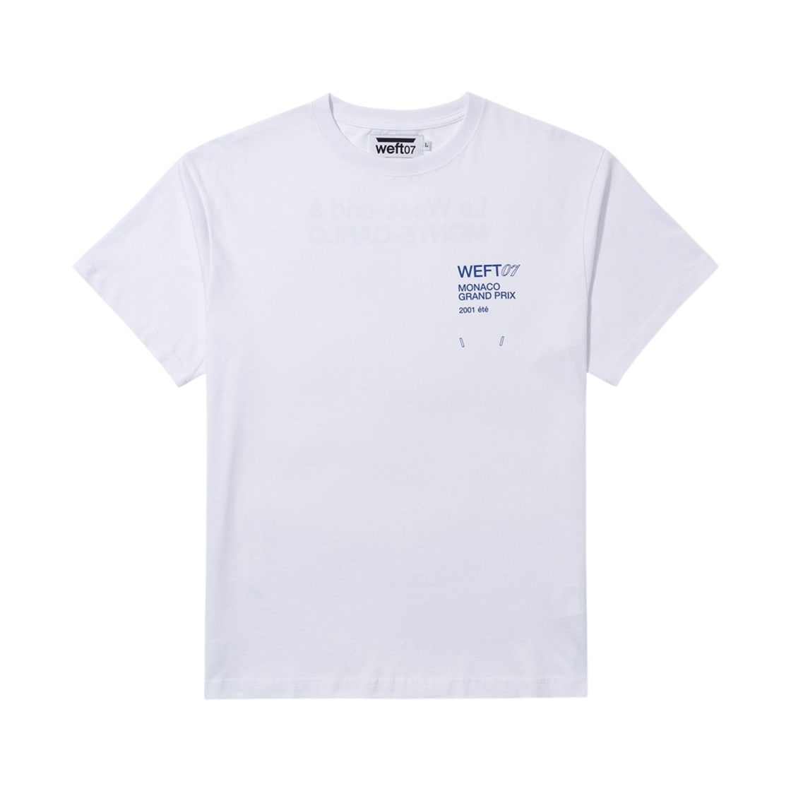 웨프트07 그랜드 프리 티셔츠 화이트(Weft07 Grand Prix T-Shirt White)
