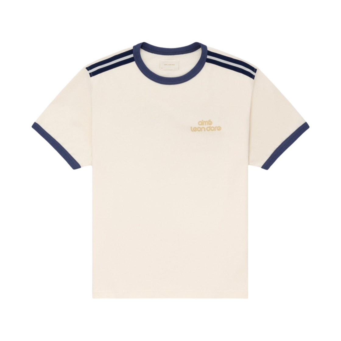 에메 레온 도르 레트로 링거 티셔츠 크림(Aime Leon Dore Retro Ringer T-Shirt Cream) - 1