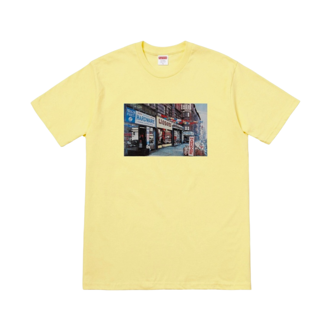 슈프림 하드웨어 티셔츠 페일 옐로우 - 18SS(Supreme Hardware T-Shirt Pale Yellow - 18SS) - 1