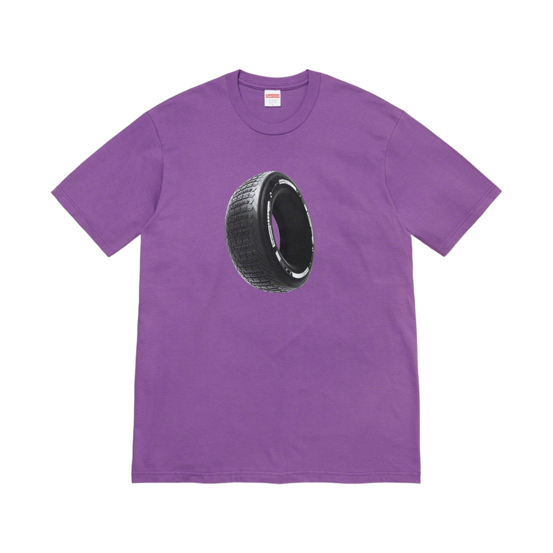 슈프림 타이어 티셔츠 퍼플 - 20FW(Supreme Tire T-Shirt Purple - 20FW) - 1