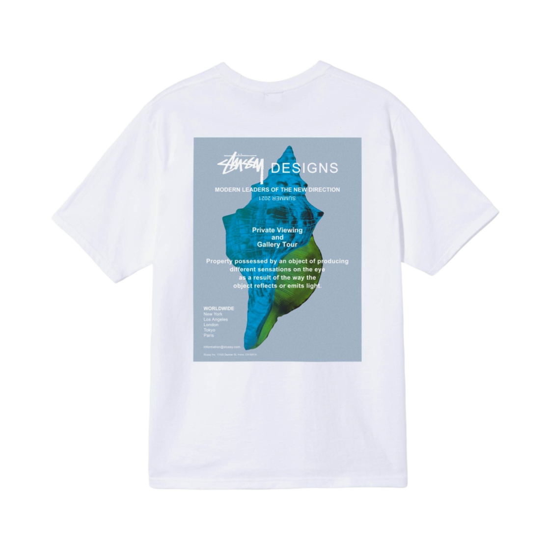 스투시 모던 리더스 티셔츠 화이트(Stussy Modern Leaders T-Shirt White) - 1