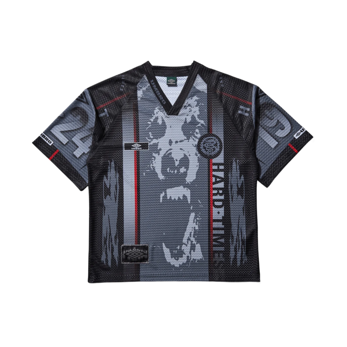 엄브로 x 슬램잼 98/99 하드 타임즈 탑 블랙(Umbro x Slam Jam 98/99 Hard Times Top Black)