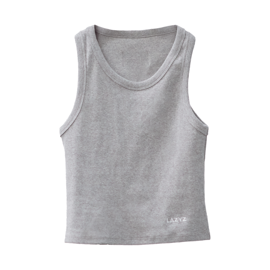 Ribbed Tank Top - Gray Lazyz Ribbed Tank Top Gray