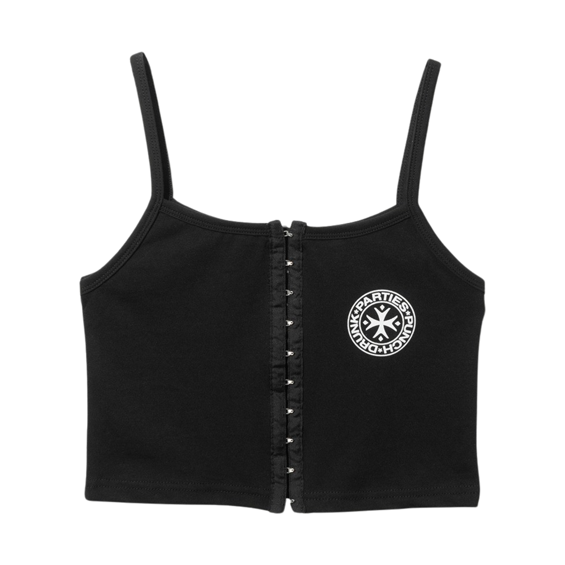 펀치 드렁크 파티즈 온 로고 탱크 탑 블랙(Punch Drunk Parties Own Logo Tank Top Black)
