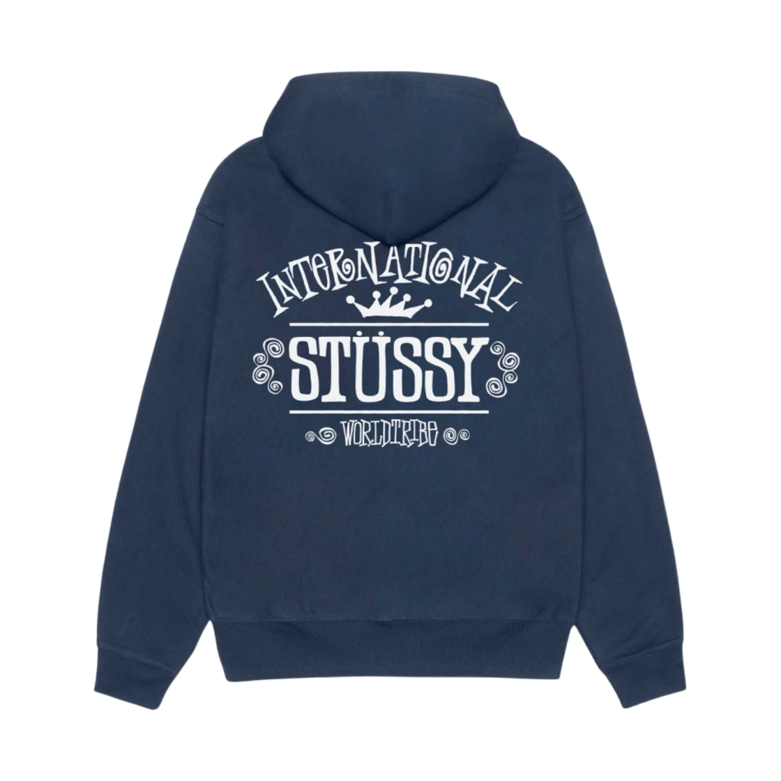 스투시 월드와이드 집 후드 네이비(Stussy Worldwide Zip Hoodie Navy) - 2
