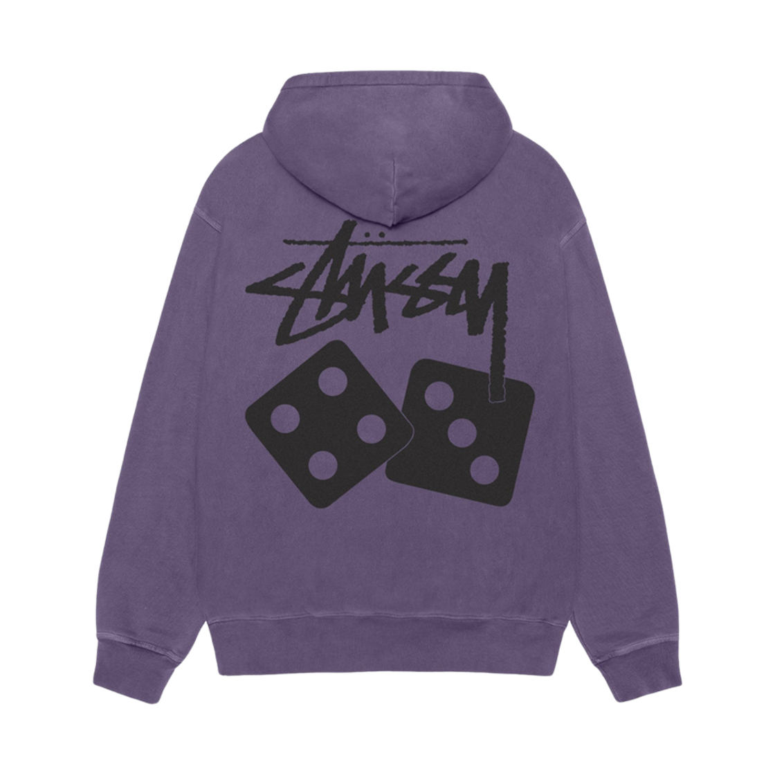 스투시 피그먼트 다이드 다이스 집 후드 그레이프(Stussy Pigment Dyed Dice Zip Hoodie Grape)