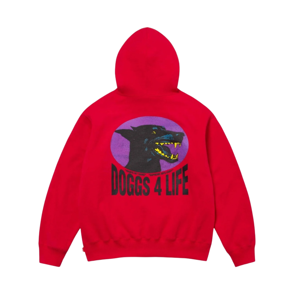 - Supreme Doggs Hooded Sweatshirt Red - 24SS