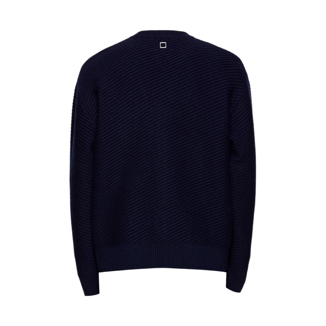 우영미 다이애그널 조직 가디건 네이비 - 23FW(Wooyoungmi Diagonal Fabric Cardigan Navy - 23FW) - 2