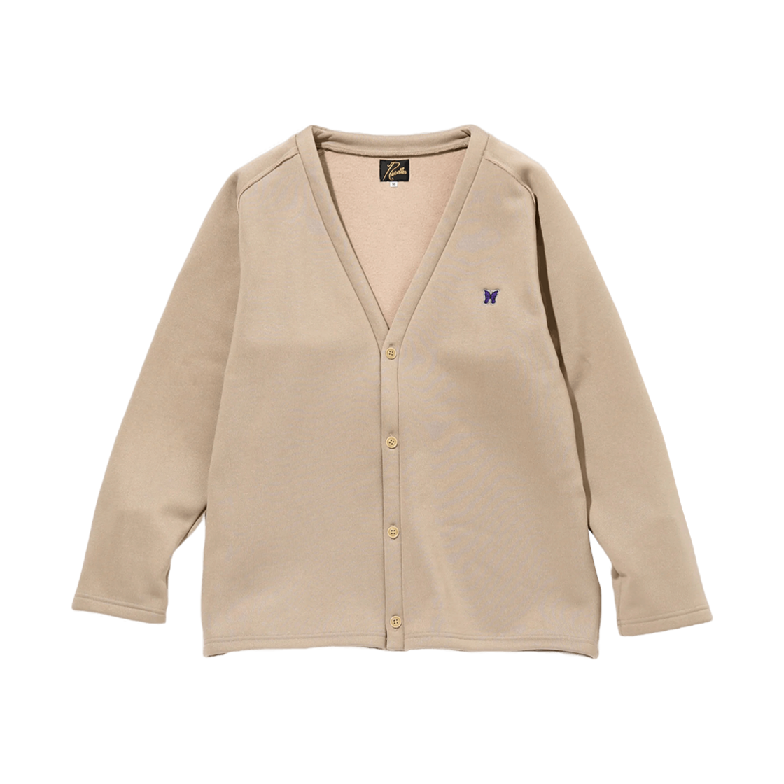 니들스 PE/C 라인드 플리스 브이넥 가디건 베이지(Needles PE/C Lined Fleece V-Neck Cardigan Beige)