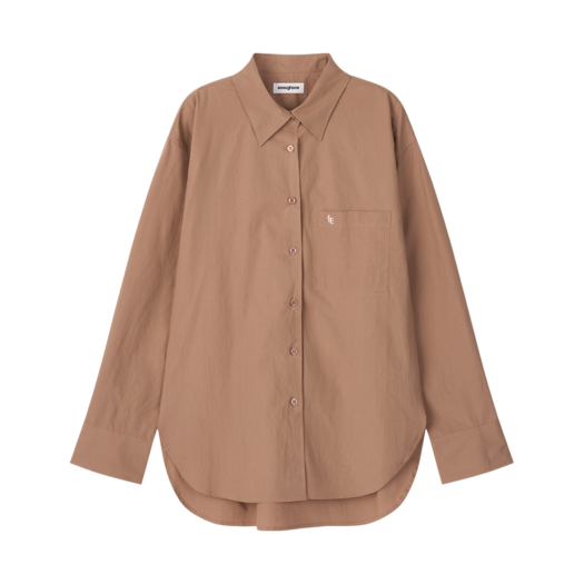 EO2303WSH07BRN EnoughOne Loose Fit Shirt Mocha Brown