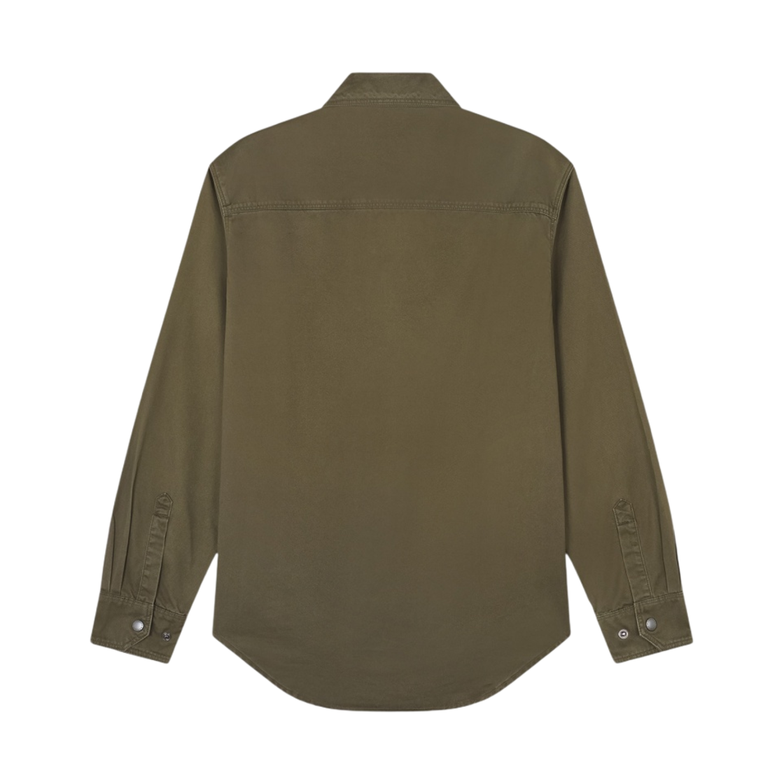 바버 x 메종 키츠네 릴렉스드 오버셔츠 유니폼 그린(Barbour x Maison Kitsune Relaxed Overshirt Uniform Green) - 2