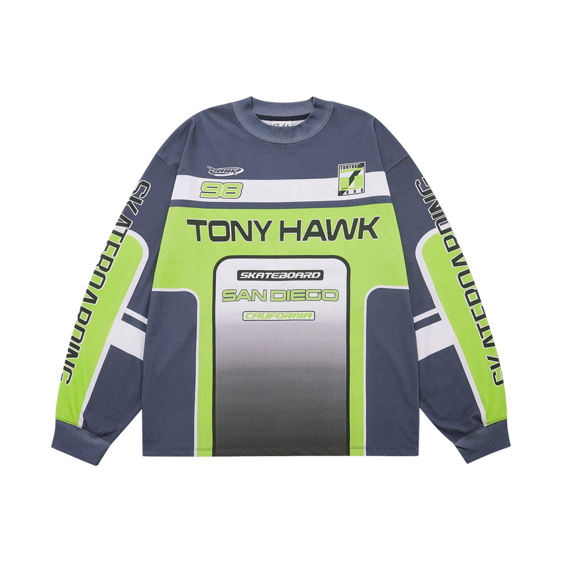 TH2401LT03NA TONYHAWK 98 Racing Graphic Long Sleeve Navy