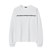 THE IDENTITY PROJECT Grass Round Long Sleeve White