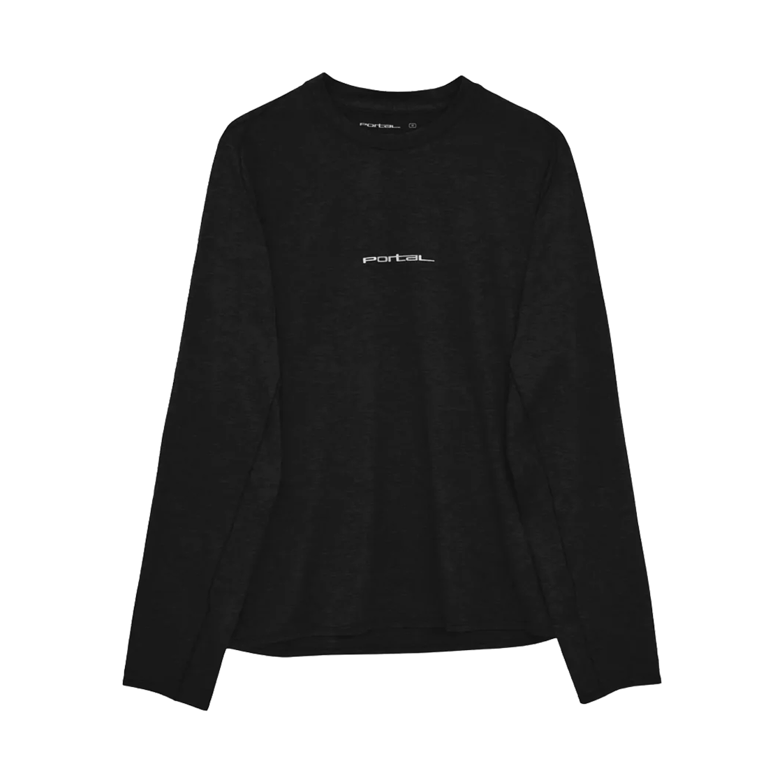 - Portal Lateral Peak Long Sleeve T-Shirt Black Beauty