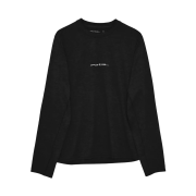 Portal Lateral Peak Long Sleeve T-Shirt Black Beauty