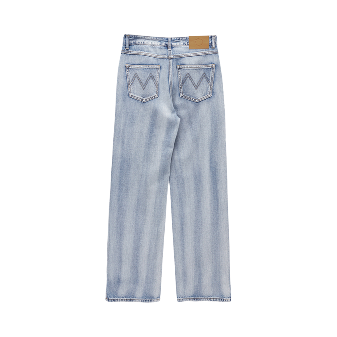 (W) 마뗑킴 스트레이트 워싱 데님 팬츠 스카이((W) Matin Kim Straight Washing Denim Pants Sky) - 2