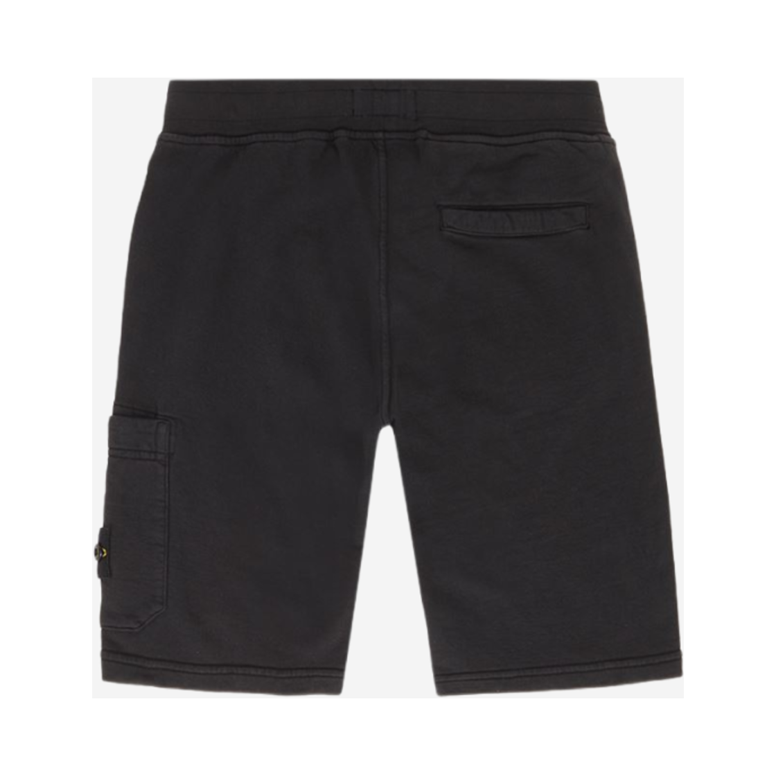 (키즈) 스톤 아일랜드 61840 코튼 플리스 가먼트 다이드 버뮤다 카고 쇼츠 블랙 - 24SS((Kids) Stone Island 61840 Cotton Fleece Garment Dyed Bermuda Cargo Shorts Black - 24SS) - 2