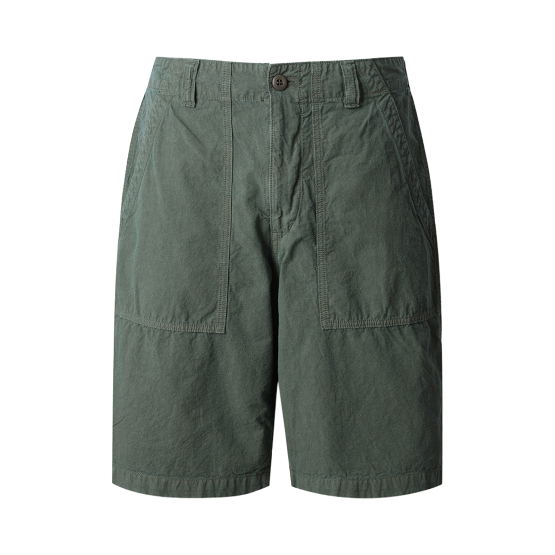 시리즈 면 헴프 페그 탑 베이커 쇼츠 올리브(Series Cotton Hemp Peg Top Baker Shorts Olive) - 1