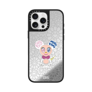 Casetify x Murakami Takashi iPhone Dob Kun White Magsafe Compatible Mirror Case Silver Mirror Silver Bumper