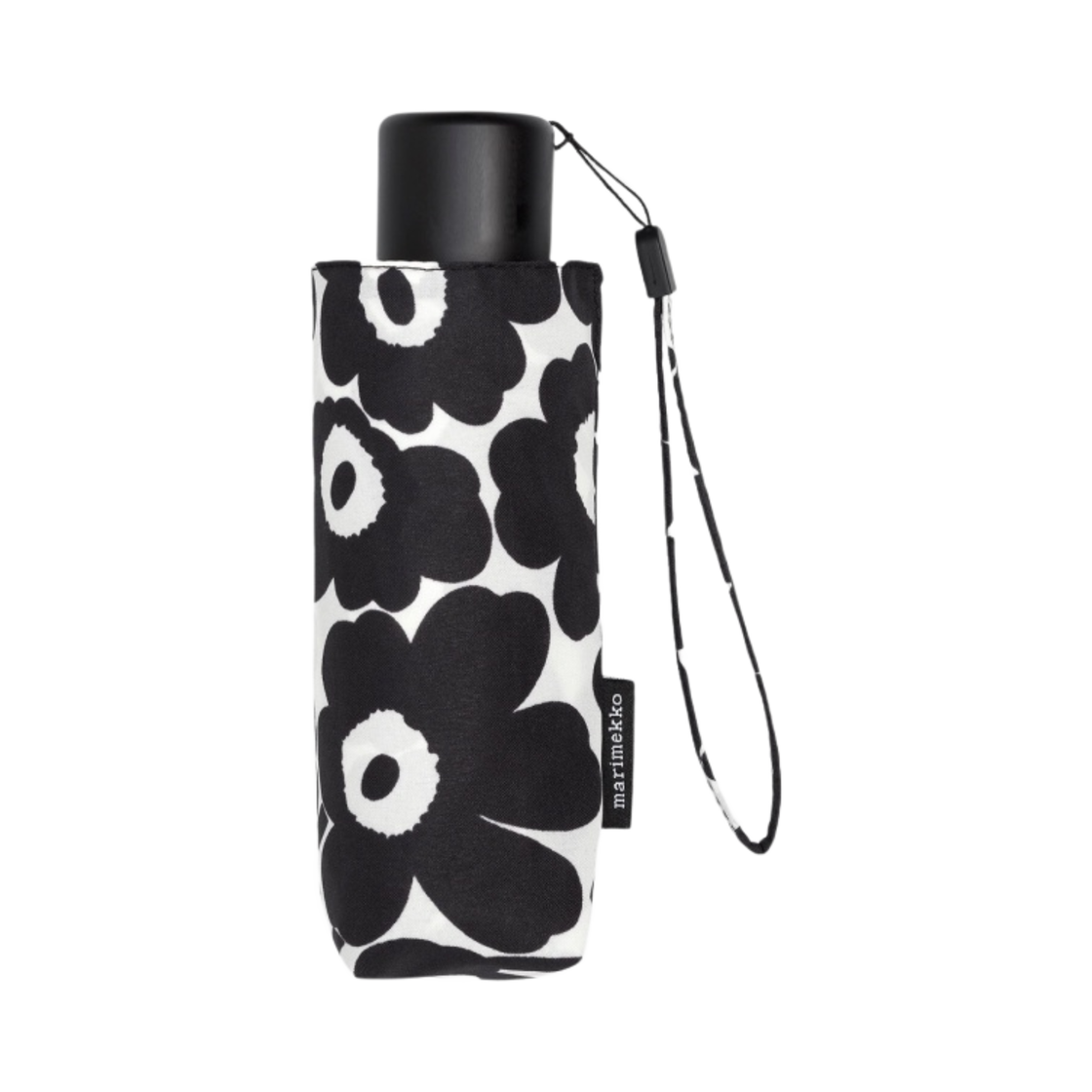 마리메꼬 미니 매뉴얼 우니꼬 우산 블랙(Marimekko Mini Manual Unikko Umbrella Black) - 2