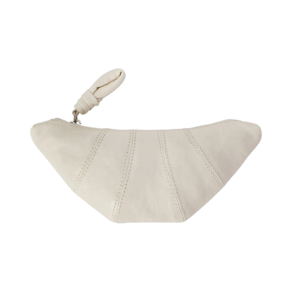 르메르 크루아상 코인 퍼스 코티드 리넨 캔버스 아몬드 밀크 | Lemaire | KREAM