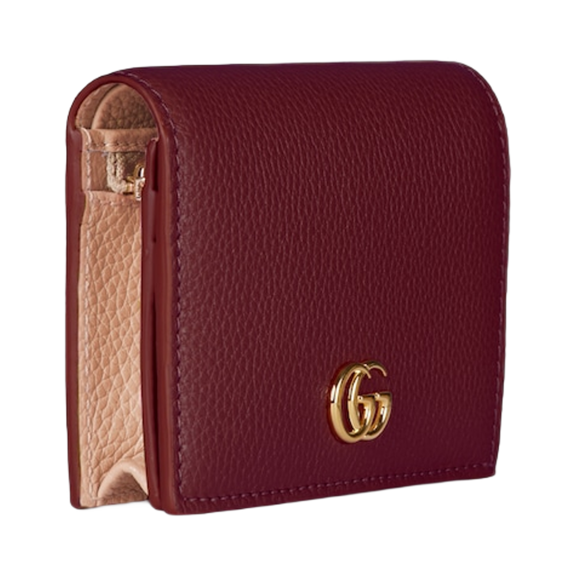 구찌 GG 마몽 미니 월렛 로쏘 앙코라 레드 핑크(Gucci GG Marmont Mini Wallet Rosso Ancora Red Pink) - 2