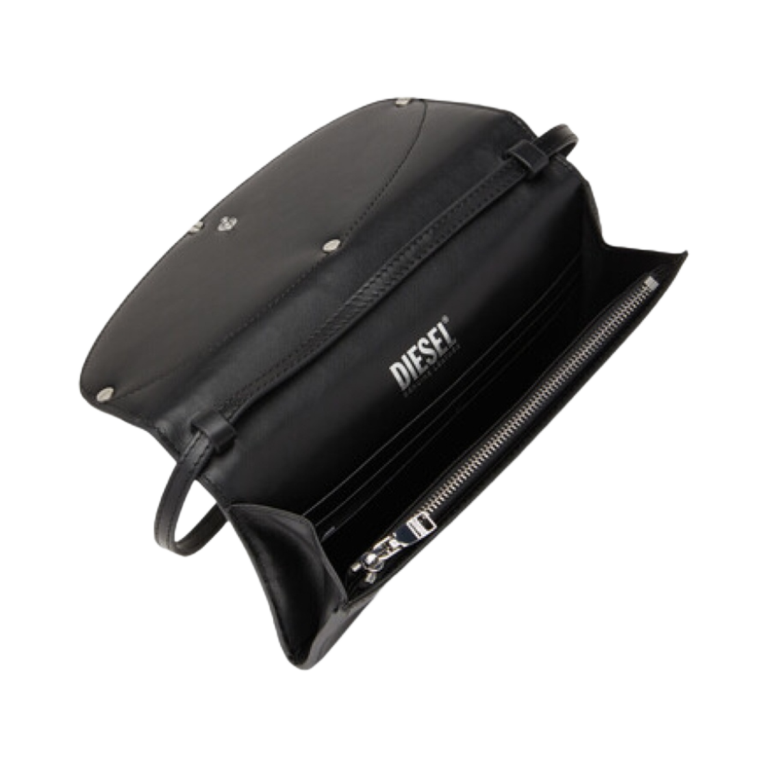 디젤 시그너스 레더 미니백 월렛 블랙(Diesel Cygnus Leather Mini Bag Wallet Black) - 2