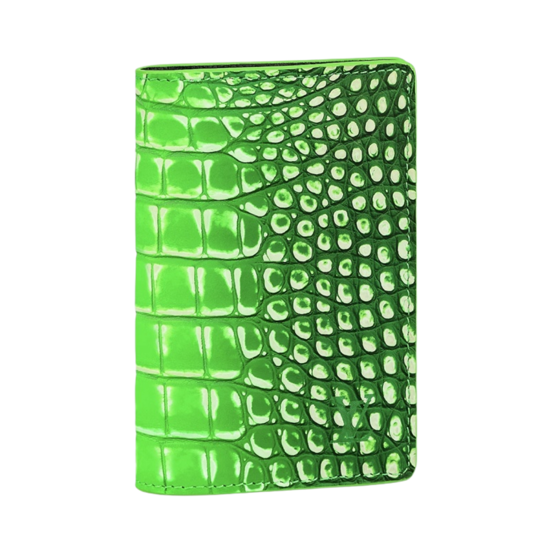 루이비통 크로커딜리언 매트 포켓 오거나이저 그라디언트 플루오 그린