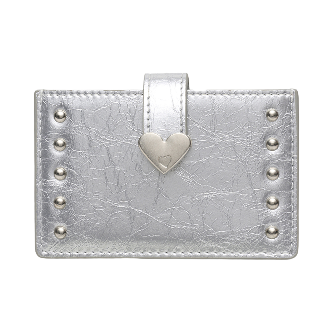 르마스크 페어 3단 아코디언 웨스턴 명함 카드지갑 실버(Le Masque Pair 3-Layer Accordion Western Card Wallet Silver)
