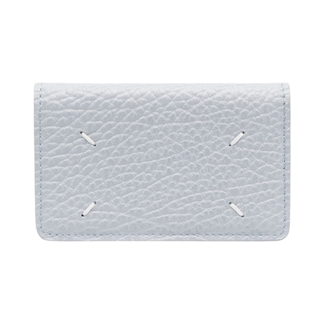 메종 마르지엘라 스티치 레더 플랩 카드 홀더 페일 블루(Maison Margiela Stitch Leather Flap Card Holder Pale Blue) - 1