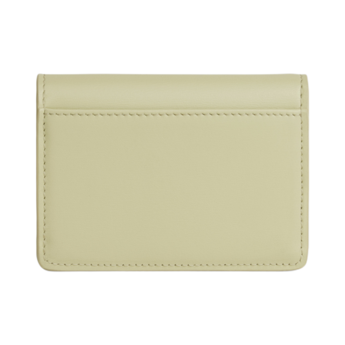 셀린느 카드 홀더 플랩 트리옹프 샤이니 카프스킨 아몬드 그린(Celine Card Holder with Flap Triomphe in Shiny Calfskin Almond Green) - 3