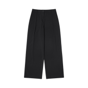 Vanone Atelier P3187 One-tuck Wide Slacks Black