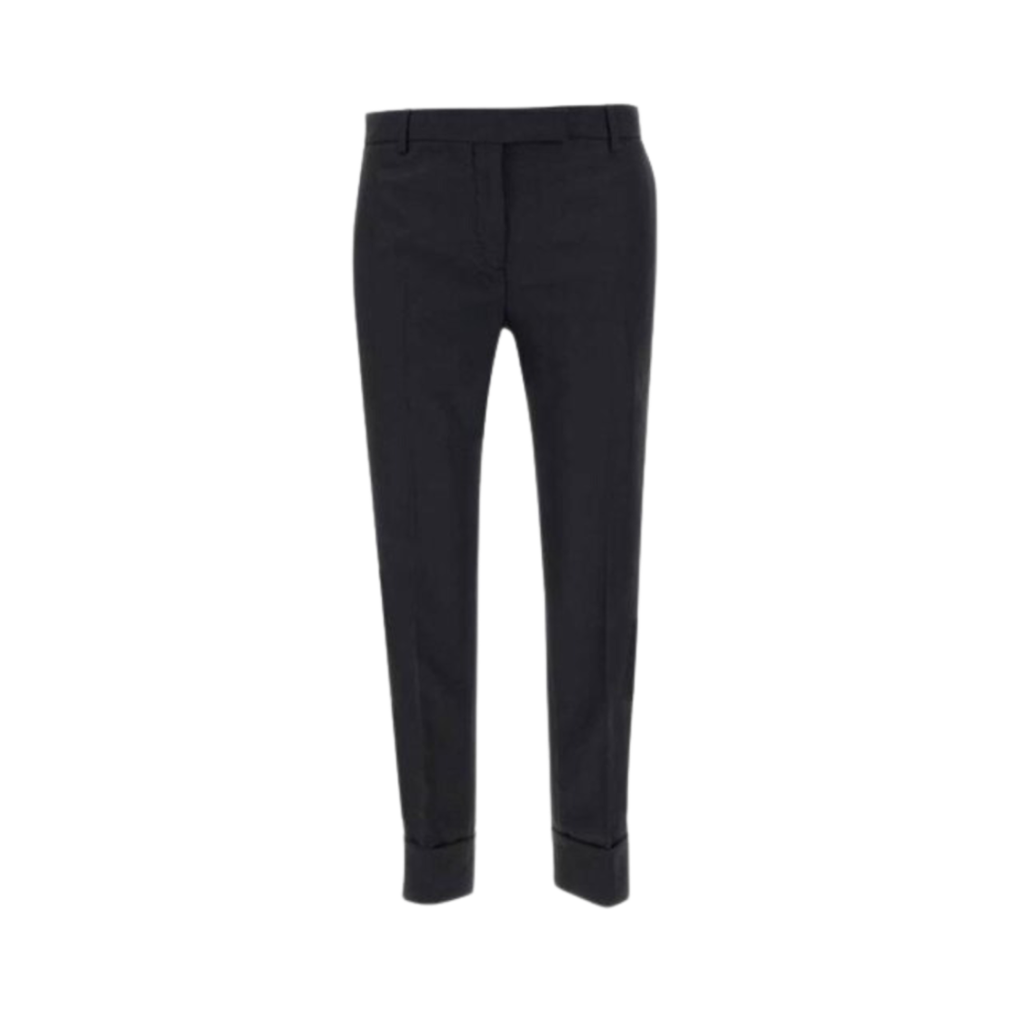 FTC337E-00626-001 (W) Thom Browne Super 120S Wool Twill Stitch Fit Classic Backstrap Trousers Black