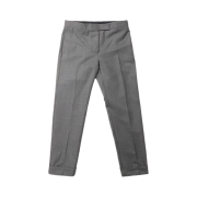 (W) Thom Browne Super 120S Twill Low Rise Skinny Trouser Medium Grey