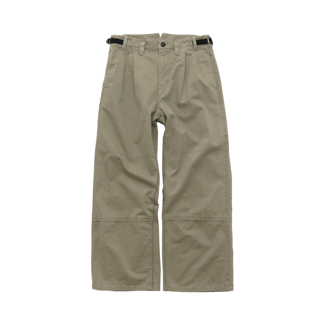 PL5PPT7100C8 Polyteru Side Zip Gosima Pants Beige - 대표 이미지 #1