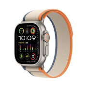 Apple Watch Ultra 2 49mm Titanium Case with Trail Loop S/M Orange Beige (Korean Ver.)
