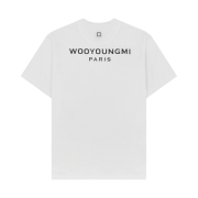 Wooyoungmi Black Back Logo T-Shirt White - 22FW
